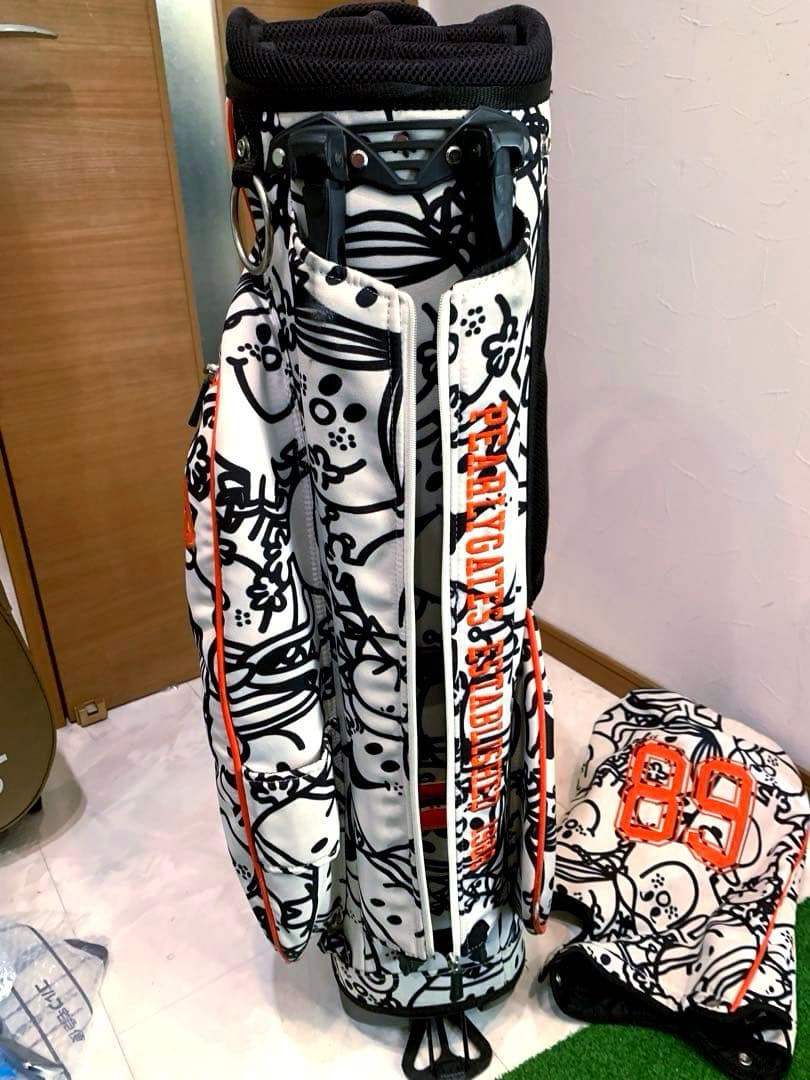 希少　完売　パーリーゲイツ　スタンド　キャディバッグ　ミスターメンリトルミス