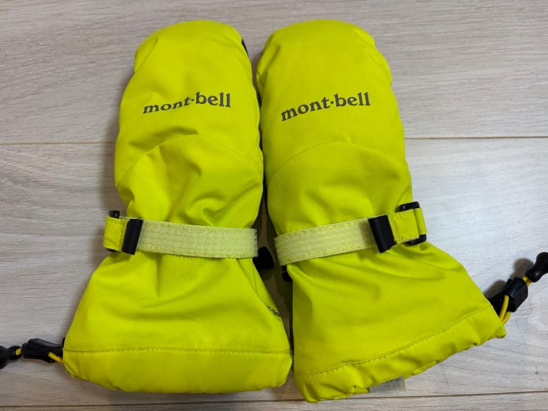 montbell モンベル スキーウェア上下110cm ミトン3点セット