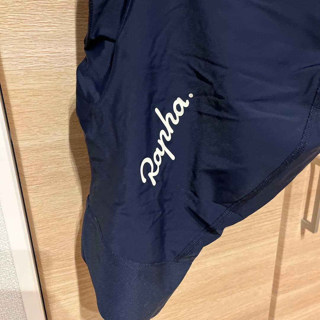 Rapha メンズビブショーツ　ホワイト/ネイビー