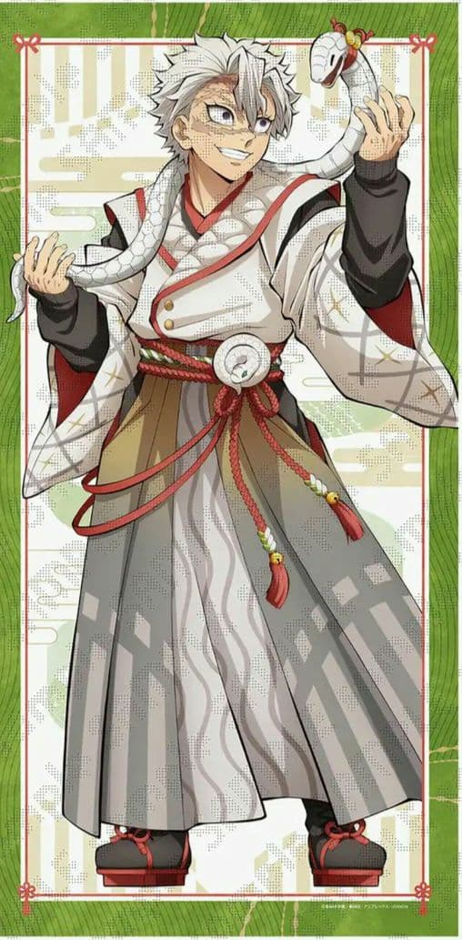 鬼滅の刃 タペストリー 不死川実弥 巳年 等身大絵巻 等身大タペストリー