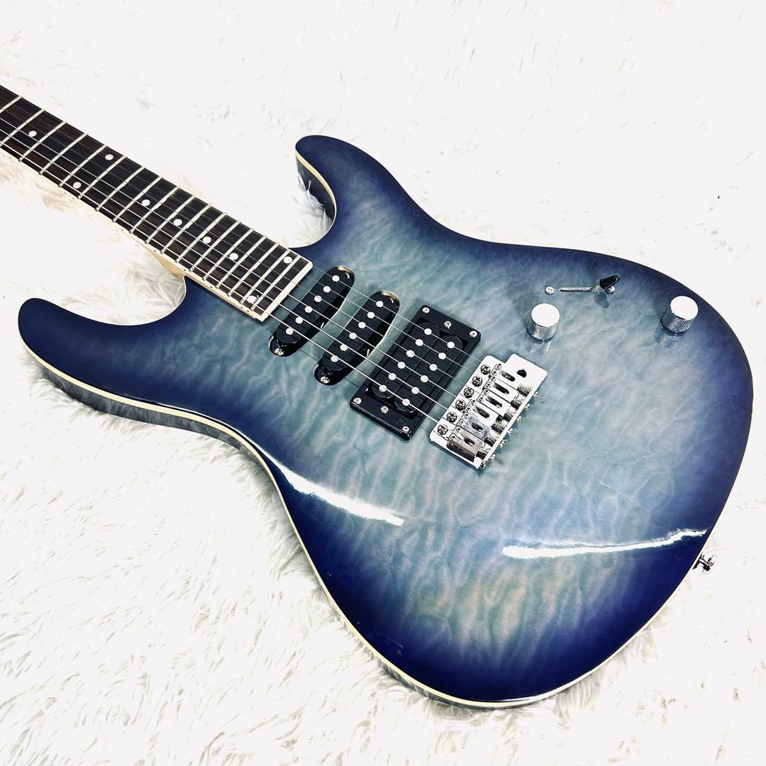 Yamato ヤマト Ibanez RG風エレキギター キルトトップ ギター