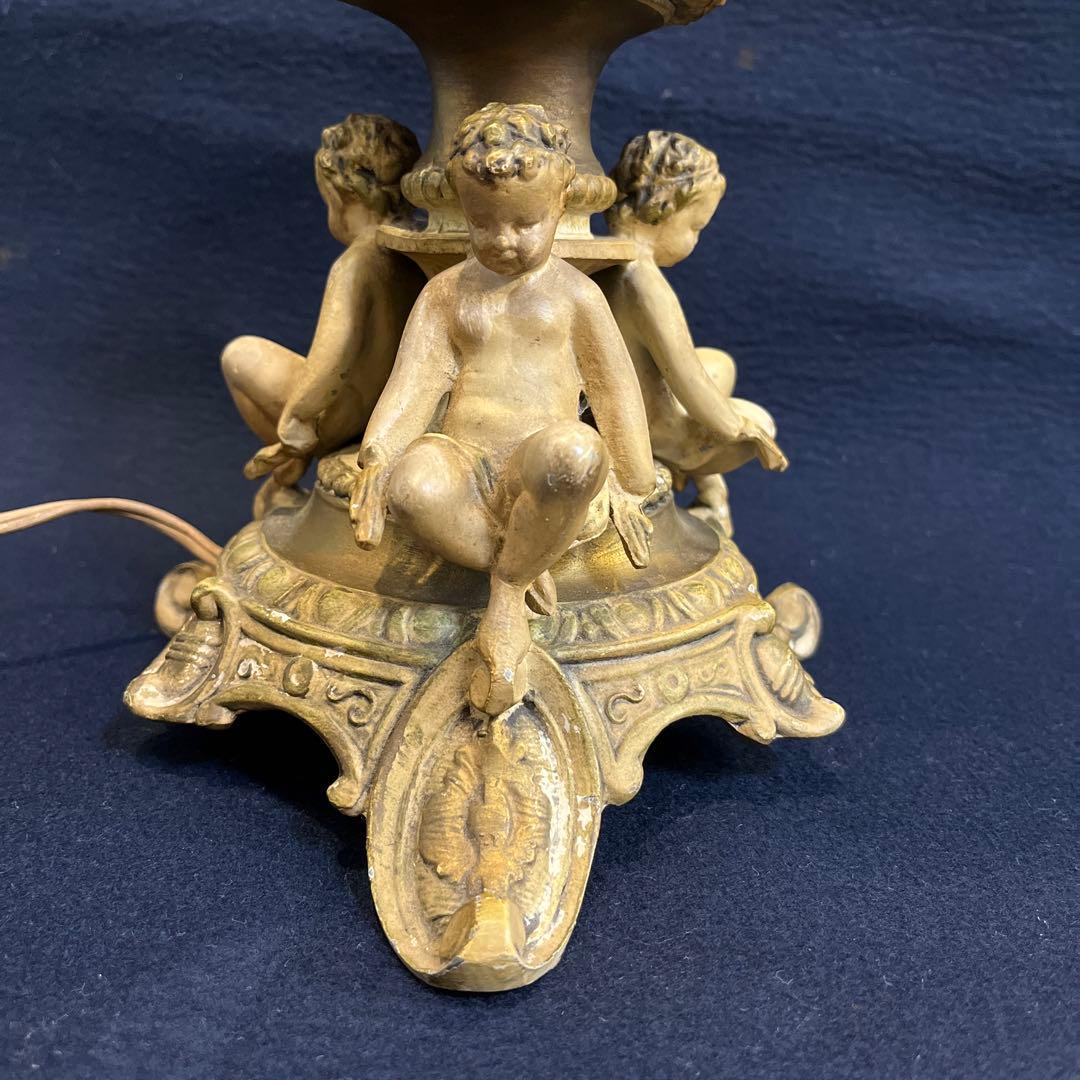 金属工芸　照明　ランプ　ガラス　オブジェ　3人の子供　送料無料　総重量㎏