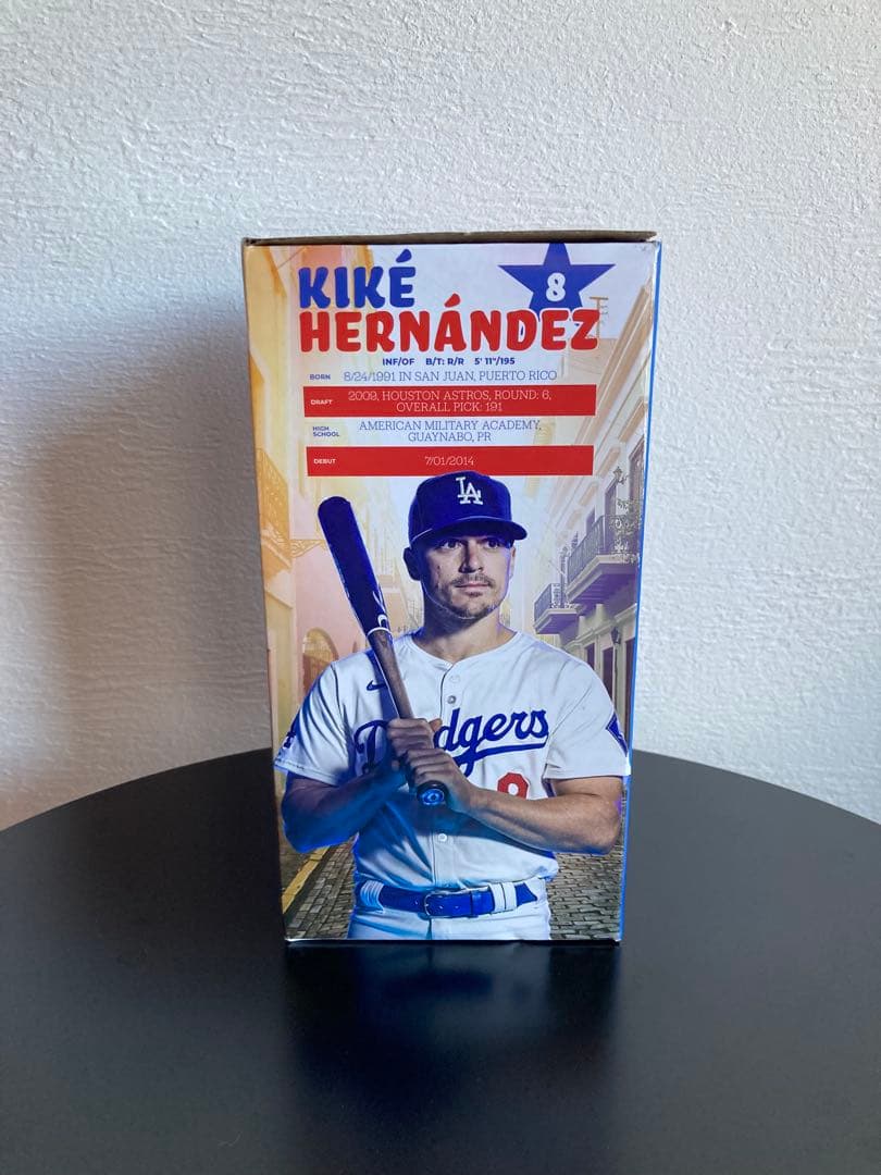 【新品未使用】ドジャース 2024年球場配布 キケ・ヘルナンデス ボブルヘッド