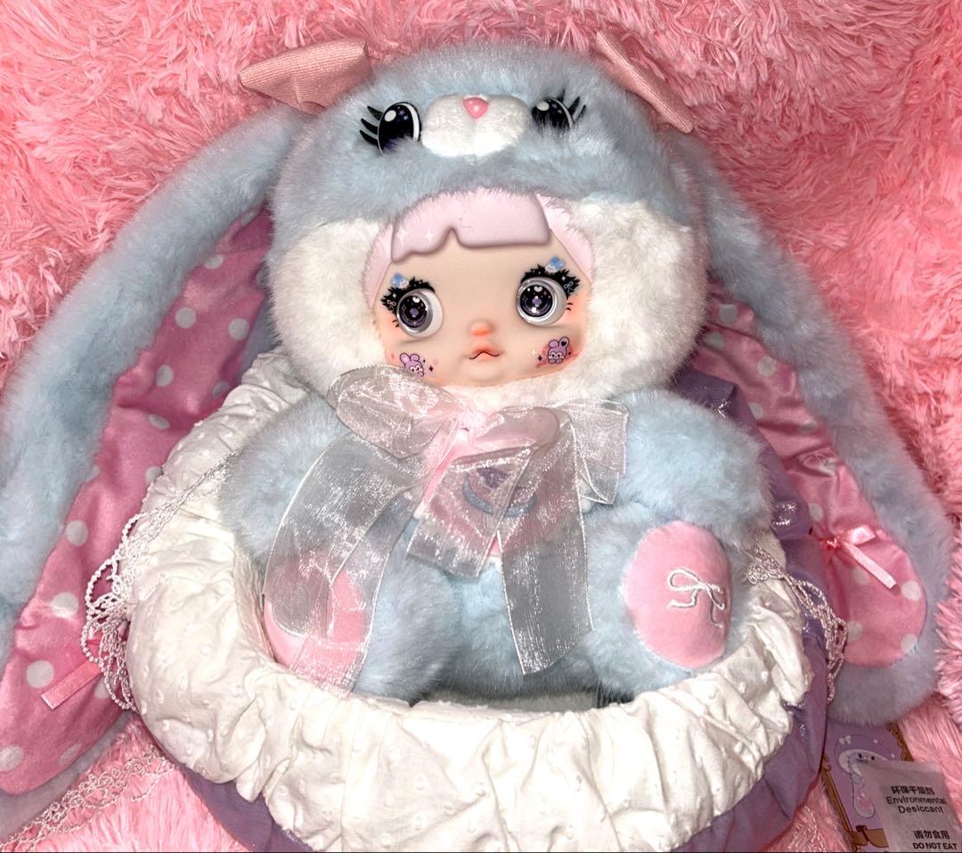 【Nommi】森のきのこ 水色400% マッシュルームキャップ