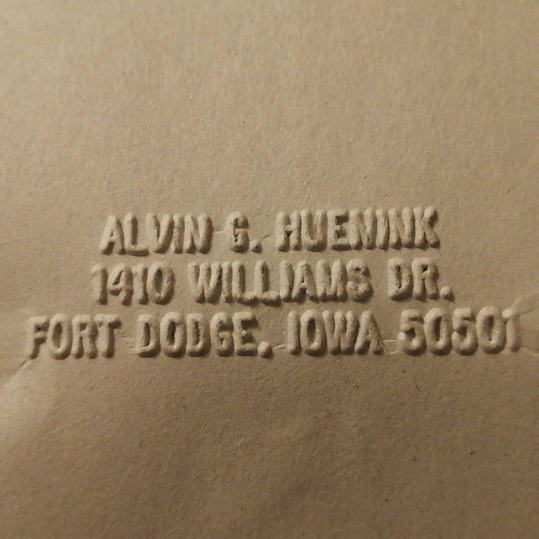 米国製ヴィンテージ ハンディタイプ エンボッサー 箱入りスタンプ☆はんこ☆文房具