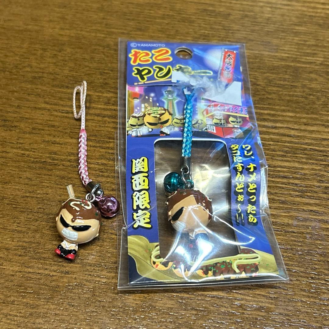 たこヤンキー　大阪限定　根付ストラップ　キャラクター　レア