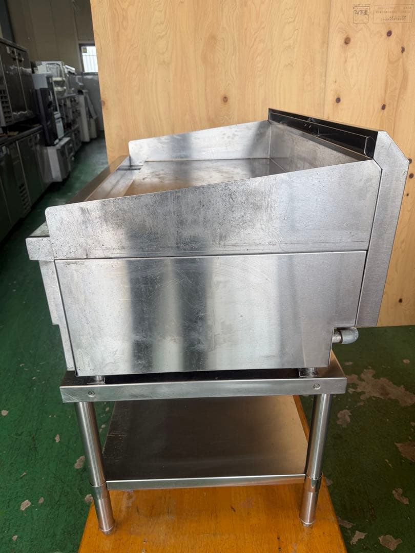 2018年 マルゼン ガスグリドル 作業台付き 都市ガス