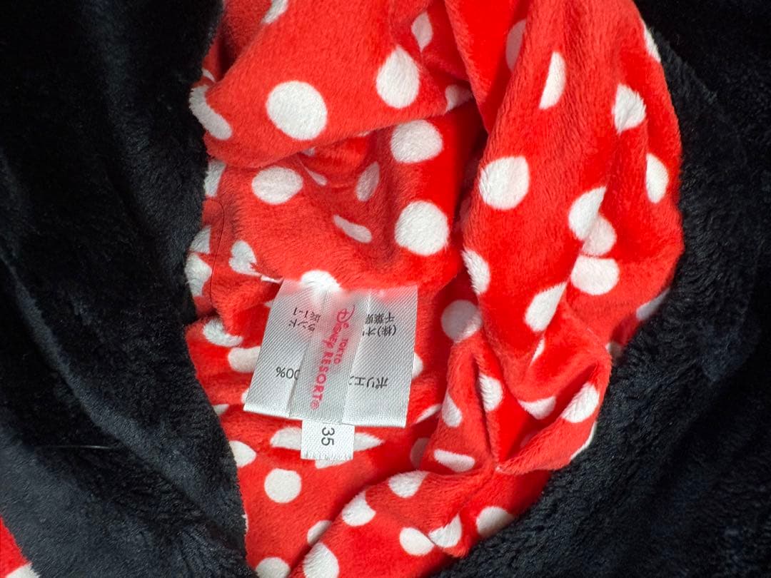 ミニーマウス マフラーキャップ