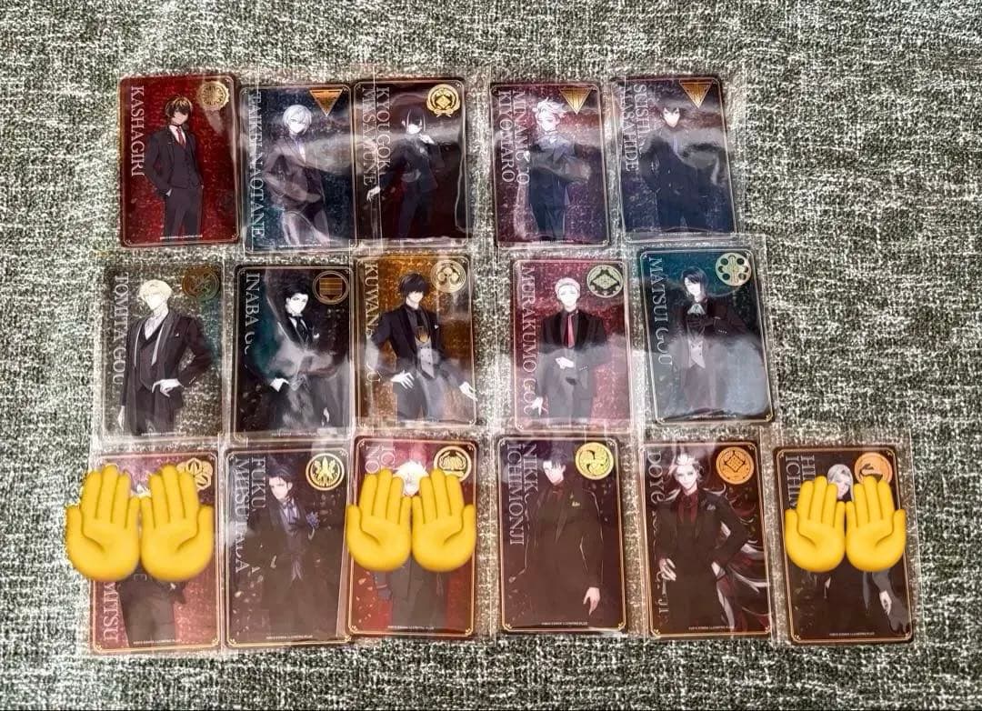 刀剣乱舞　本丸博　箔押しクリアカード