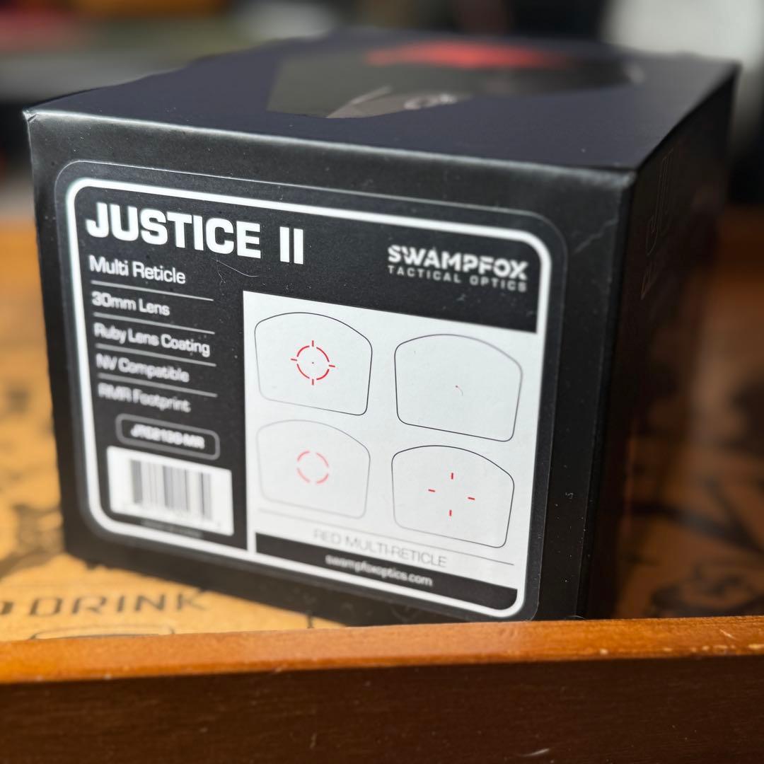 【新品未使用】実物 Swampfox JusticeII 1x30 ドットサイト