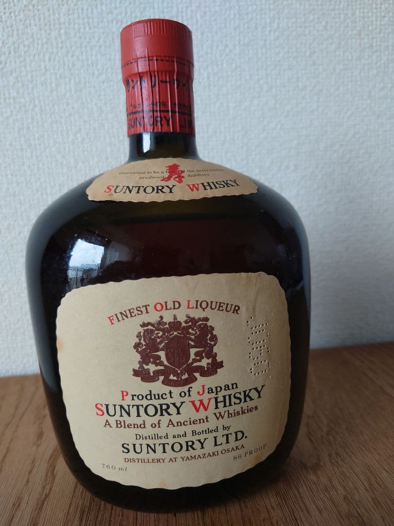 【希少】特級表示/中之島時代 サントリーオールド 寿 43度760ml 箱付き