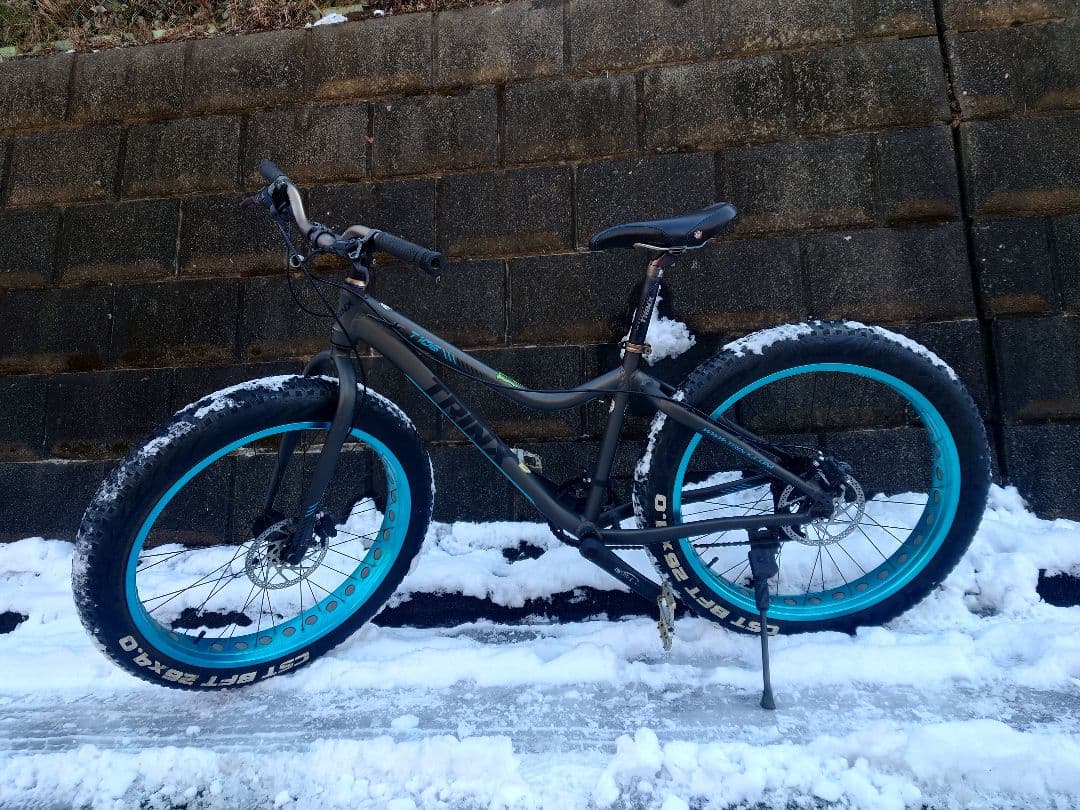 (引取り又はお届けご相談)トリンクス ファットバイク26インチ油圧ブレーキ