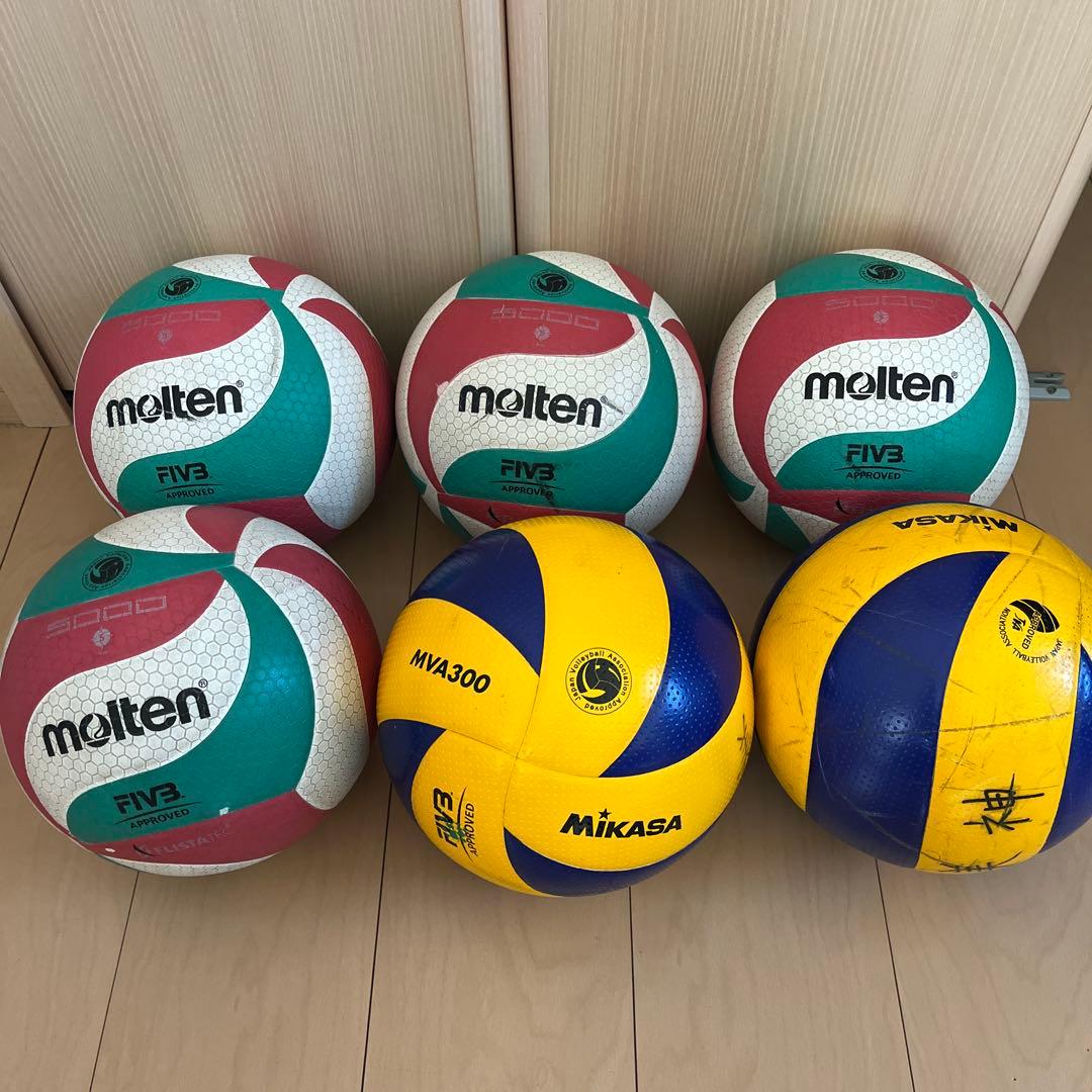 5号molten モルテン バレーボール Mikasa ミカサ バレーボール