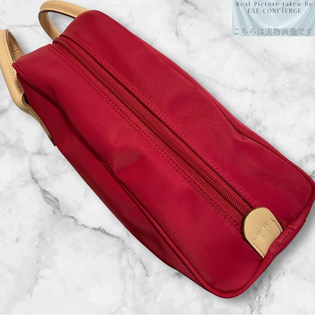 バーバリー ゴルフ 未使用 ウォーターリペレント ナイロンレザーシューズバッグ