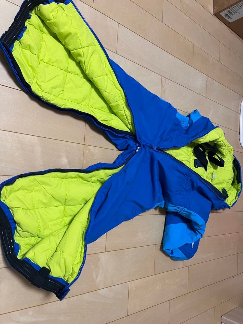 大雪セール★mont-bell 子ども用スキーウェア つなぎタイプ