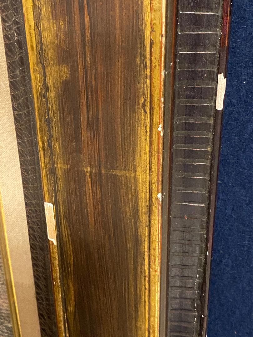 「真作」須田剋太「抽象記号」抽象画　油彩画　額装　サイン有り　F10号