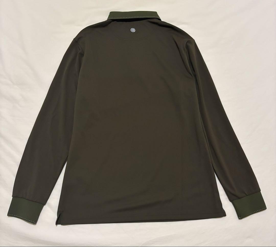 ブリーフィングゴルフ　ポロシャツ長袖　MEN’S COOLMAX LS POLO