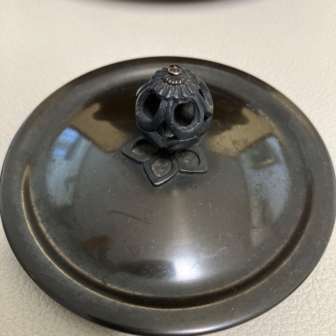 茶道具 唐銅 朝鮮風炉 共箱