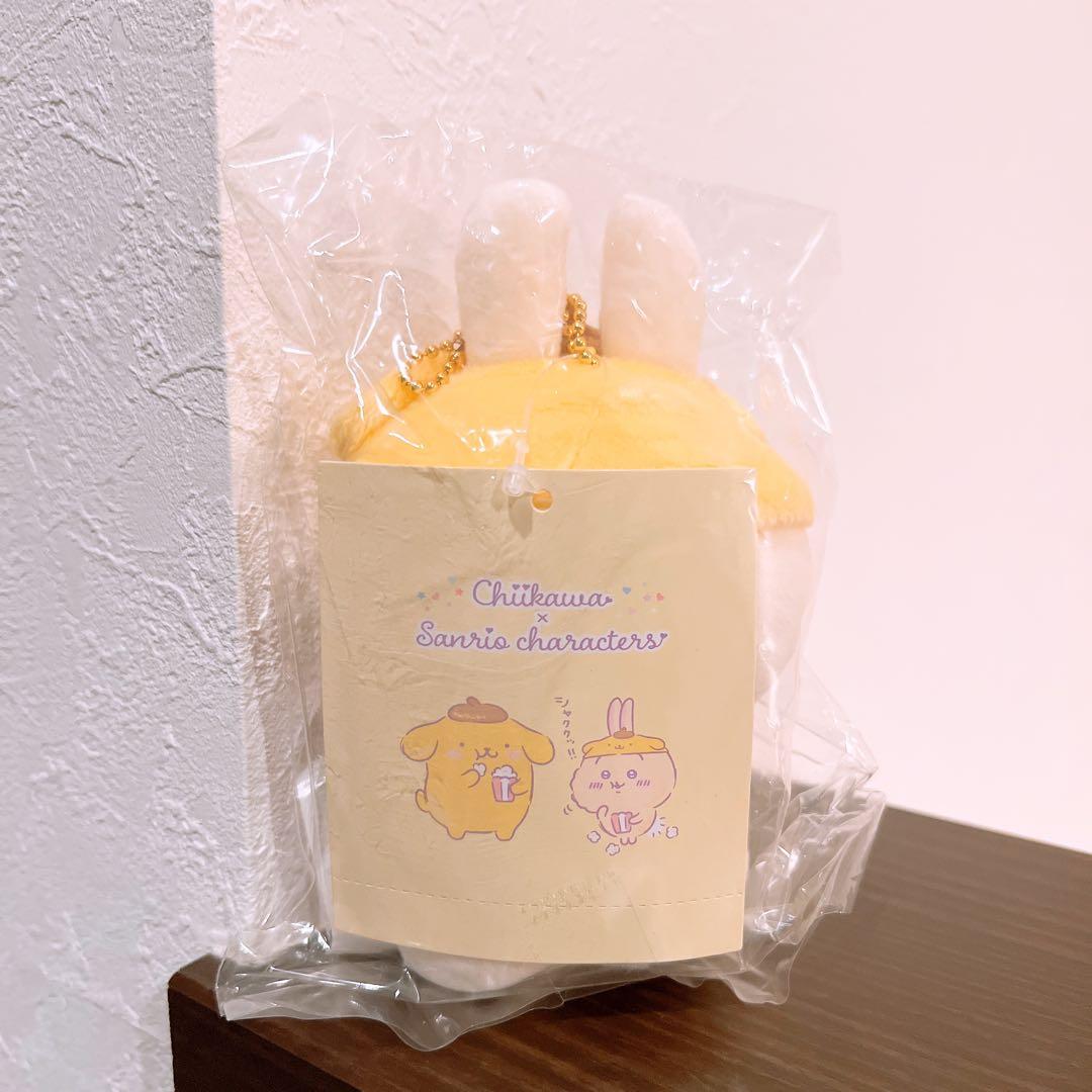 【ゆうゆう】ちいかわ　うさぎ　ポムポムプリン　マスコット