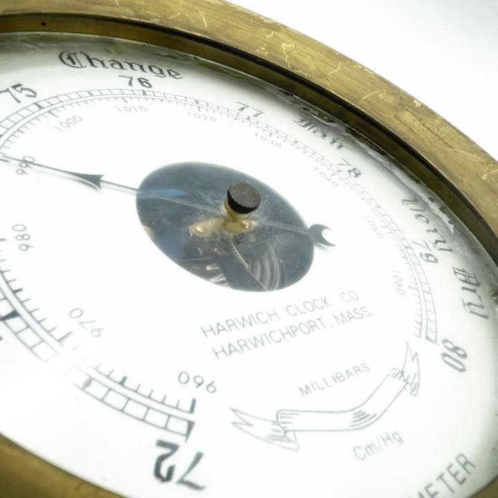 ビンテージ　HarwichClock Co. MarineBarometer