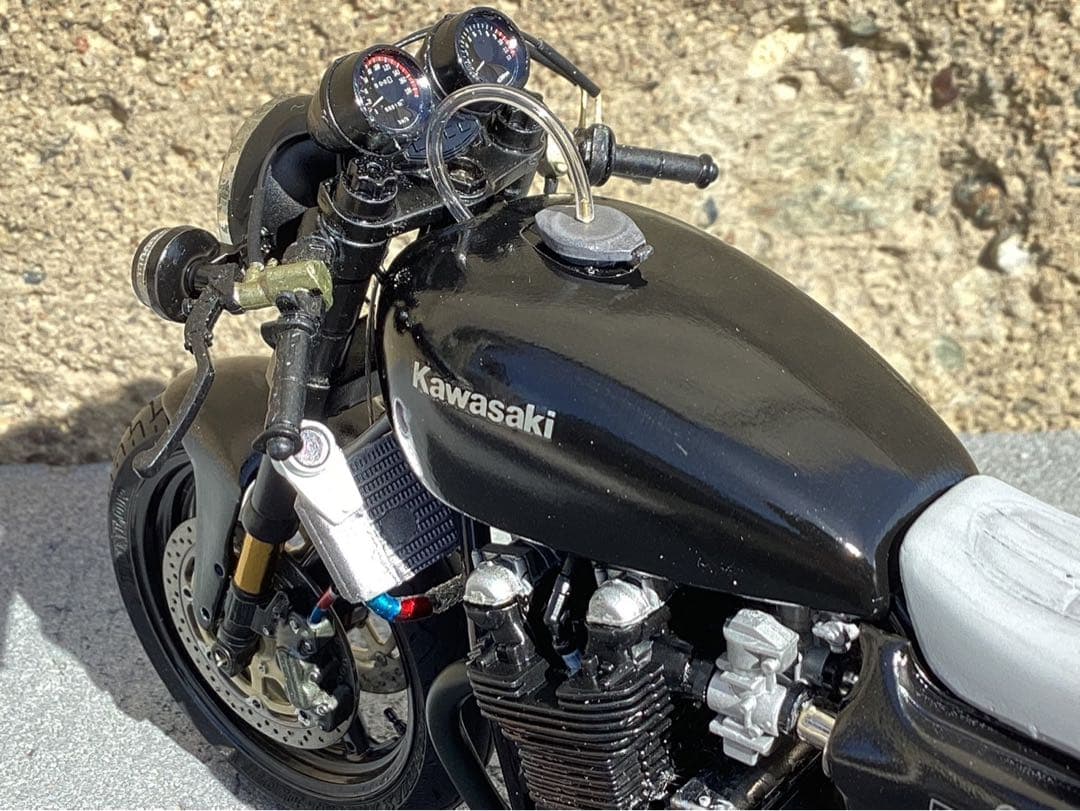 バイクプラモデル　族車　アオシマ1/12 Z1(ジャンク品)