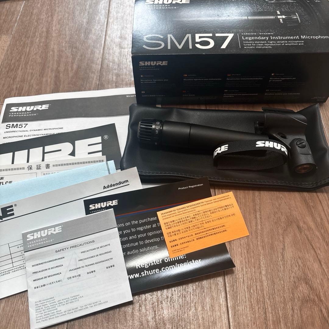 未使用品　SHURE SM57-LCE