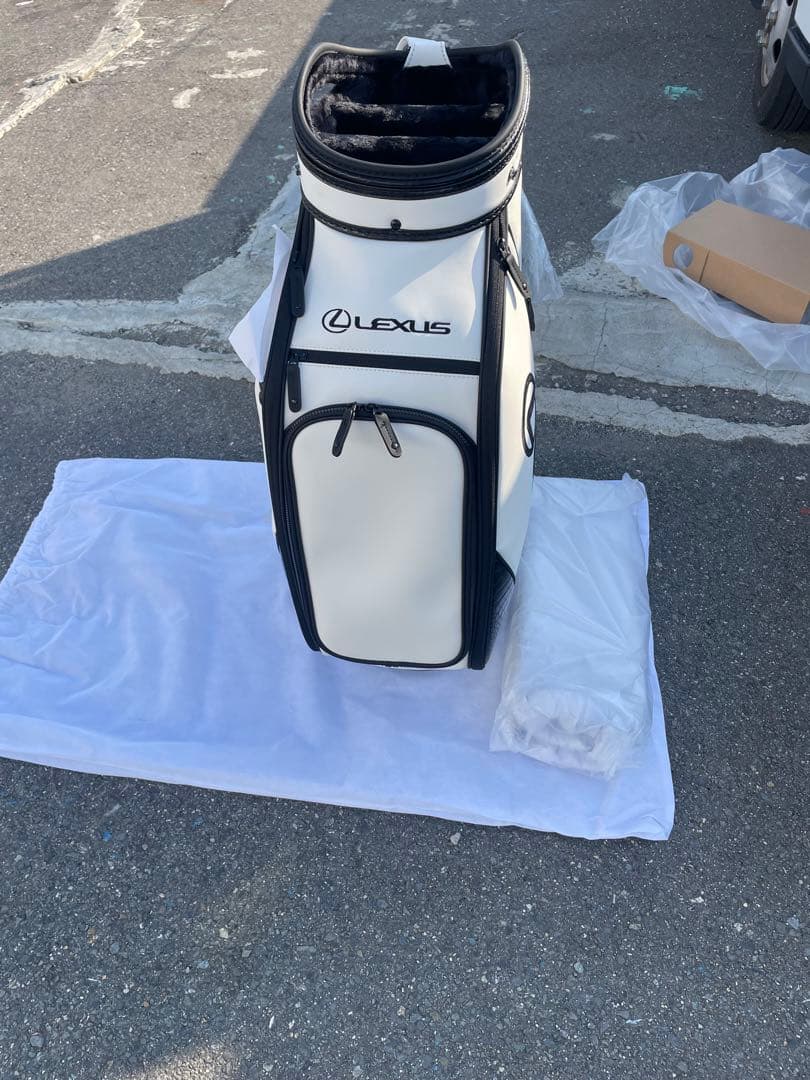 非売品Lexus キャディバッグ ホワイト