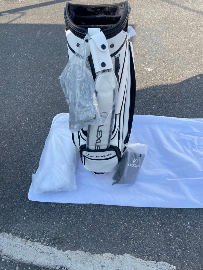 非売品Lexus キャディバッグ ホワイト