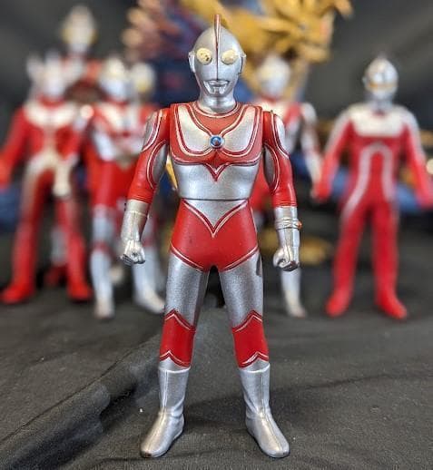 Ｕキラーザウルス＆メビウス＋ウルトラ６兄弟（バンダイ）ソフビ２体＋６体セット