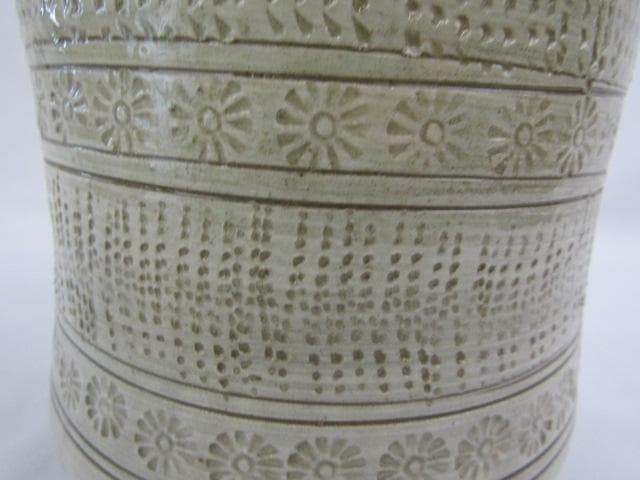 Y5-0824 ◇茶道具 高麗青磁 韓国 人間文化財 (人間国宝) 池順鐸 水指