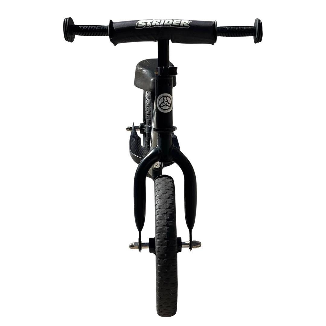 美品 ストライダー STRIDER 12 スポーツモデル 黒 バランスバイク