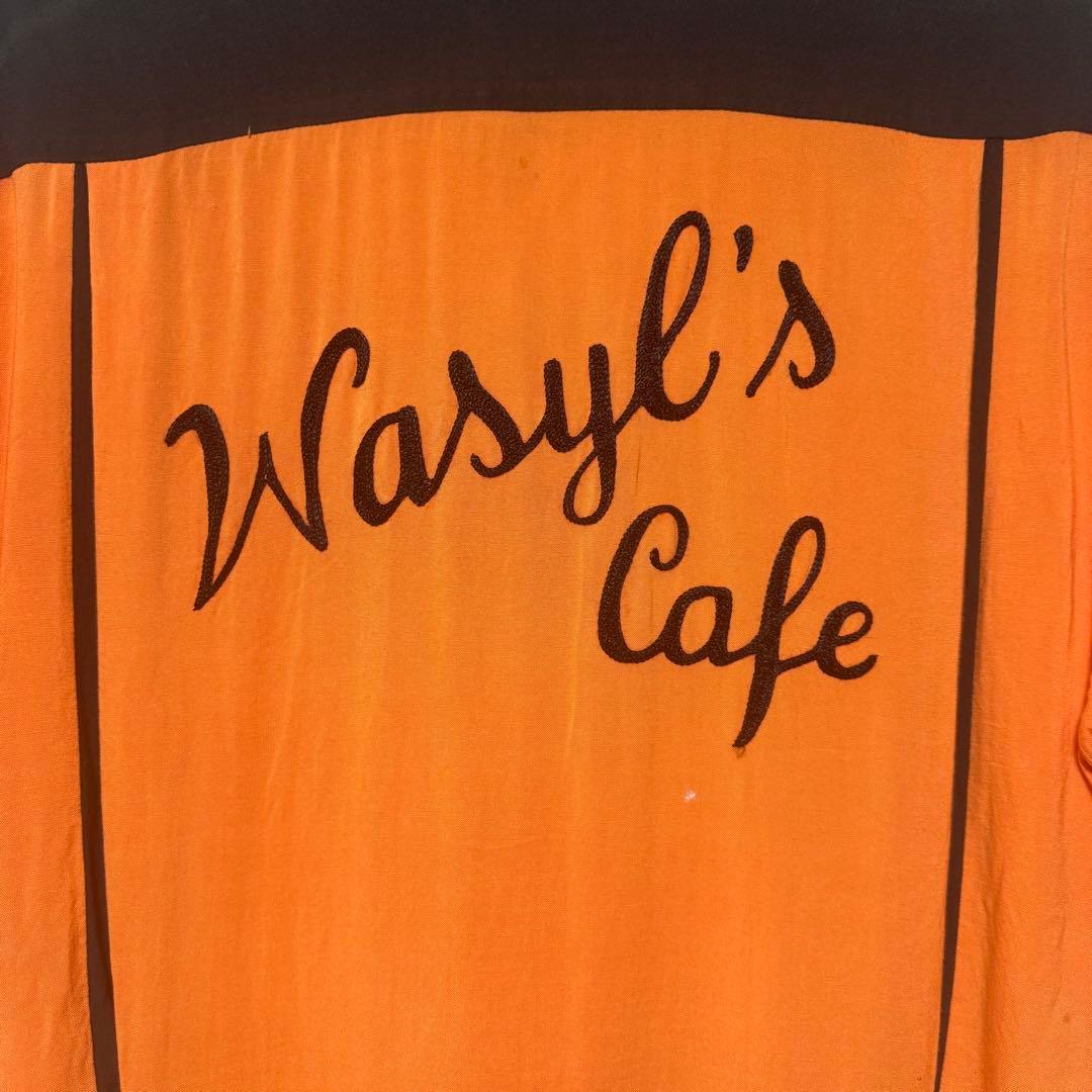 50s ボーリングシャツ　レーヨンシャツ　ヴィンテージ