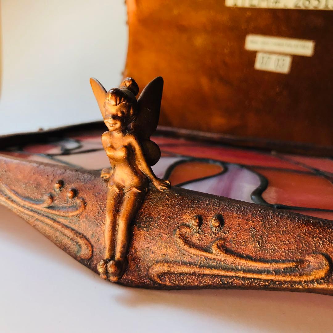 【世界限定数】ディズニーティンカーベルステンドグラスジュエリーボックス