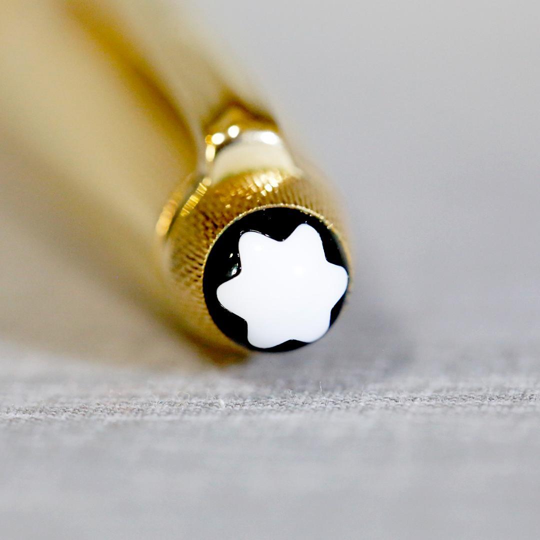 【送料込み】モンブラン 万年筆 １４４４ バーレイ ゴールド マイスター