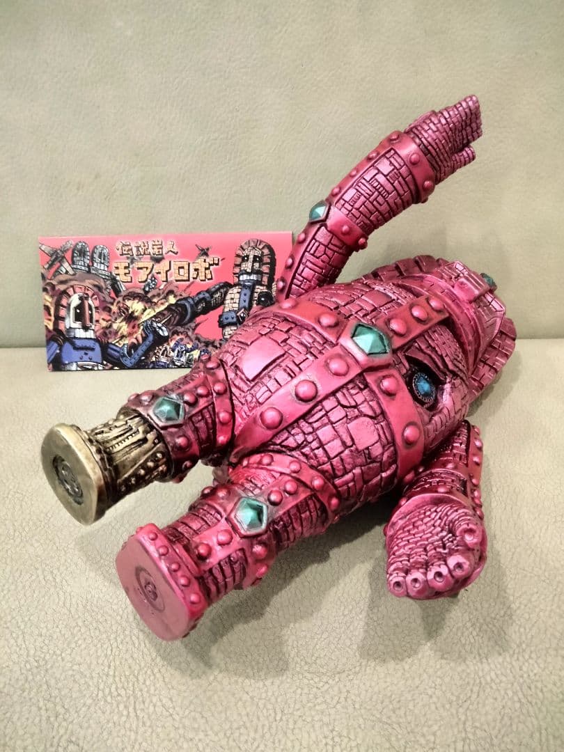 ソフビ　monstock Gモアイロボ　④　izumonster　安楽安作