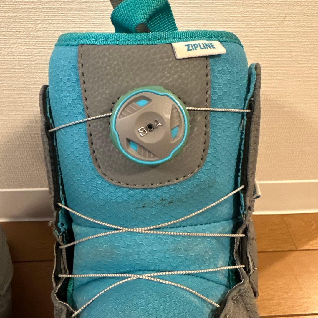 ZIPLINE BOAシステム 子ども用スノーボードブーツ25cm