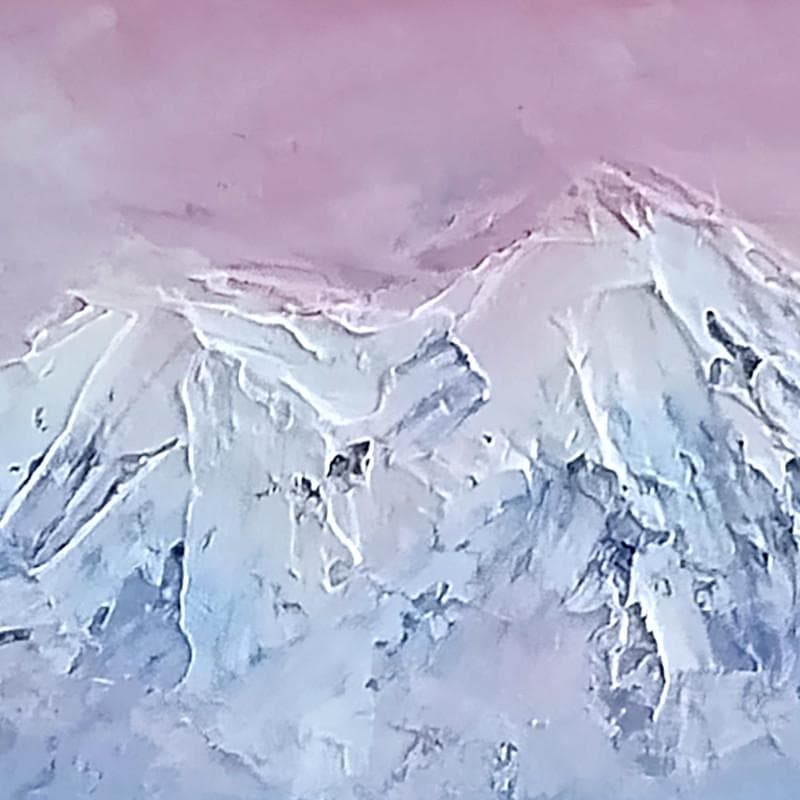 ☆伊藤伊八☆「 冬景色 (仮）」油絵　F6号