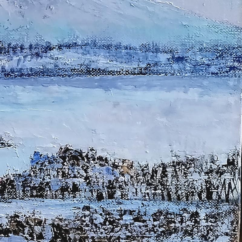 ☆伊藤伊八☆「 冬景色 (仮）」油絵　F6号