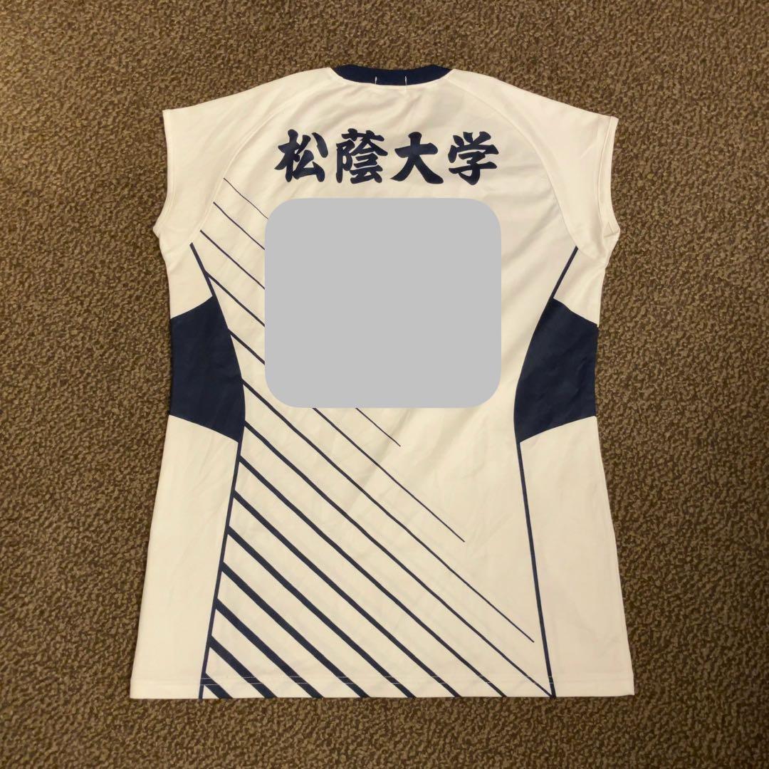 松蔭大学 女子バレーボール部 ユニフォーム 上下セット アシックス