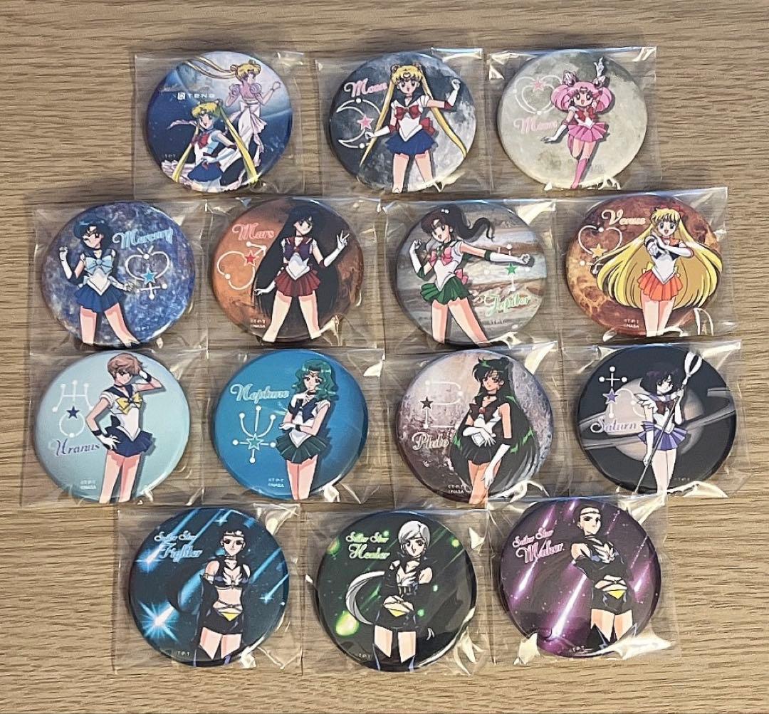 セーラームーン TeNQ テンキュー 企画展 缶バッジ コンプ