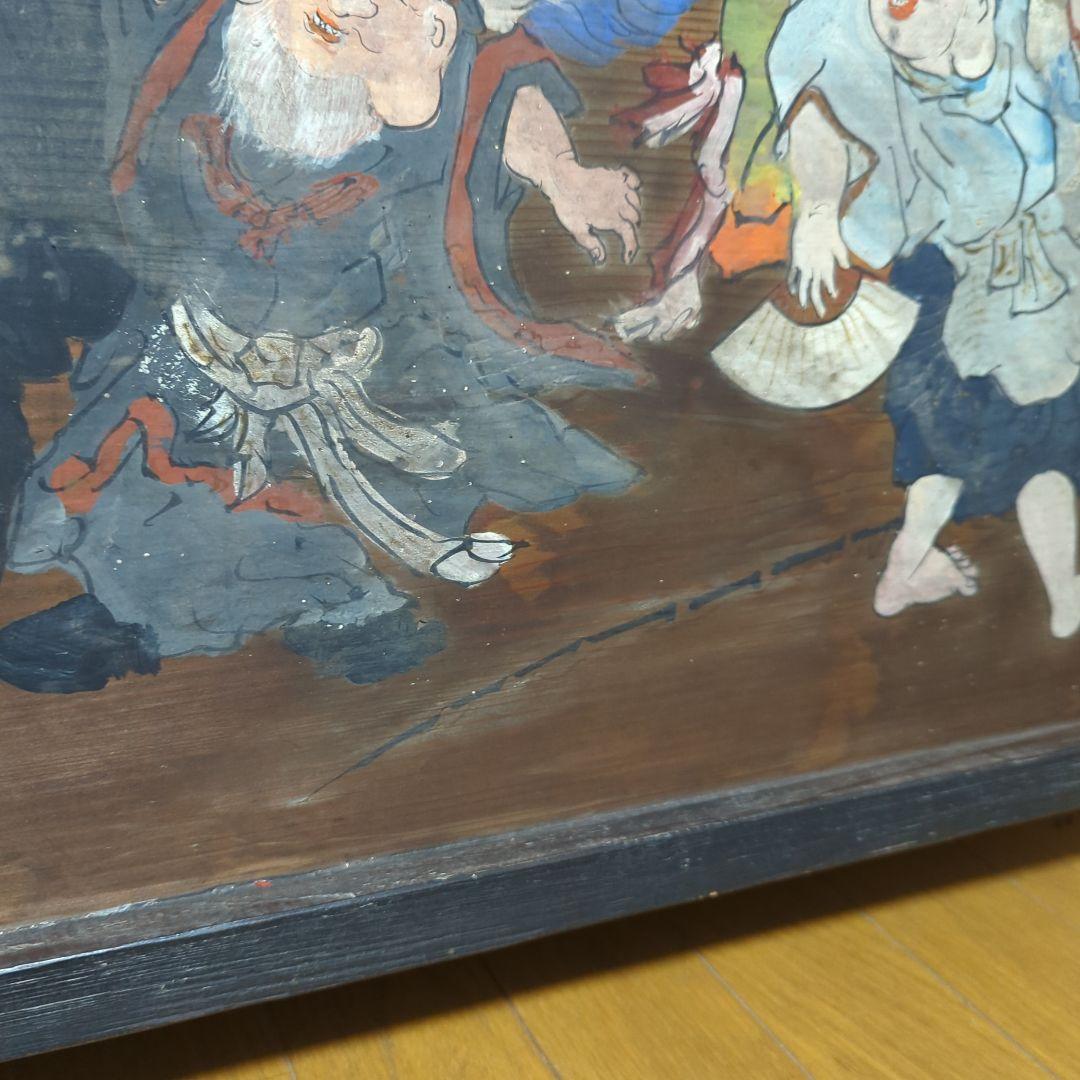 木製看板　七福神　木製　アンティーク　骨董品