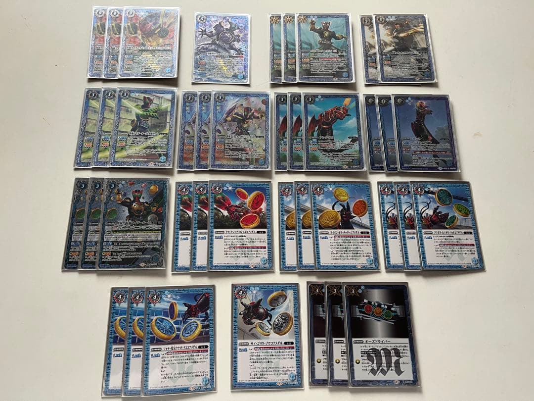 仮面ライダーオーズ　アンク　コアメダル　スリーブ　差し替えカード付き