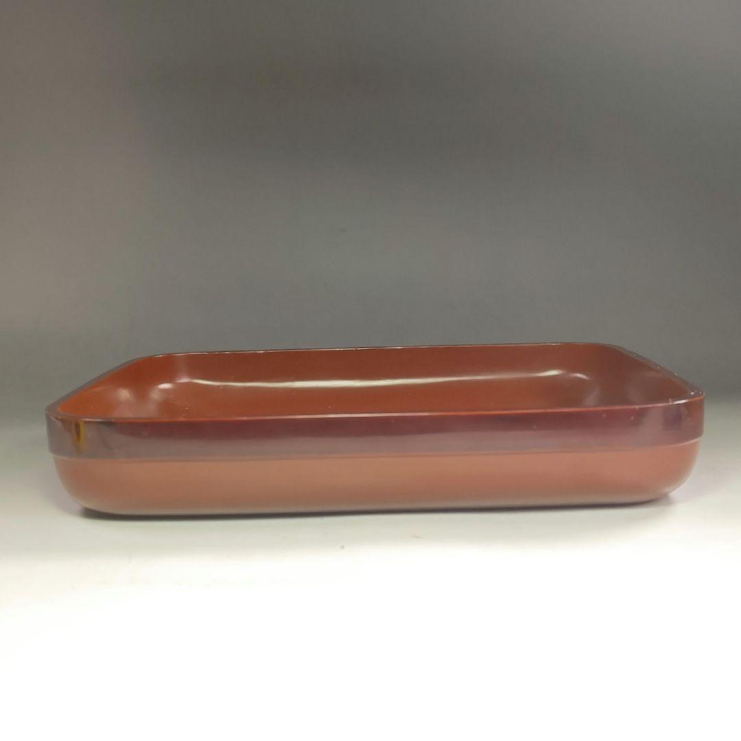 ウ292 莨盆『塗師　川瀬表完作』『行李蓋　真塗　煙草盆　共箱』漆塗　茶道具