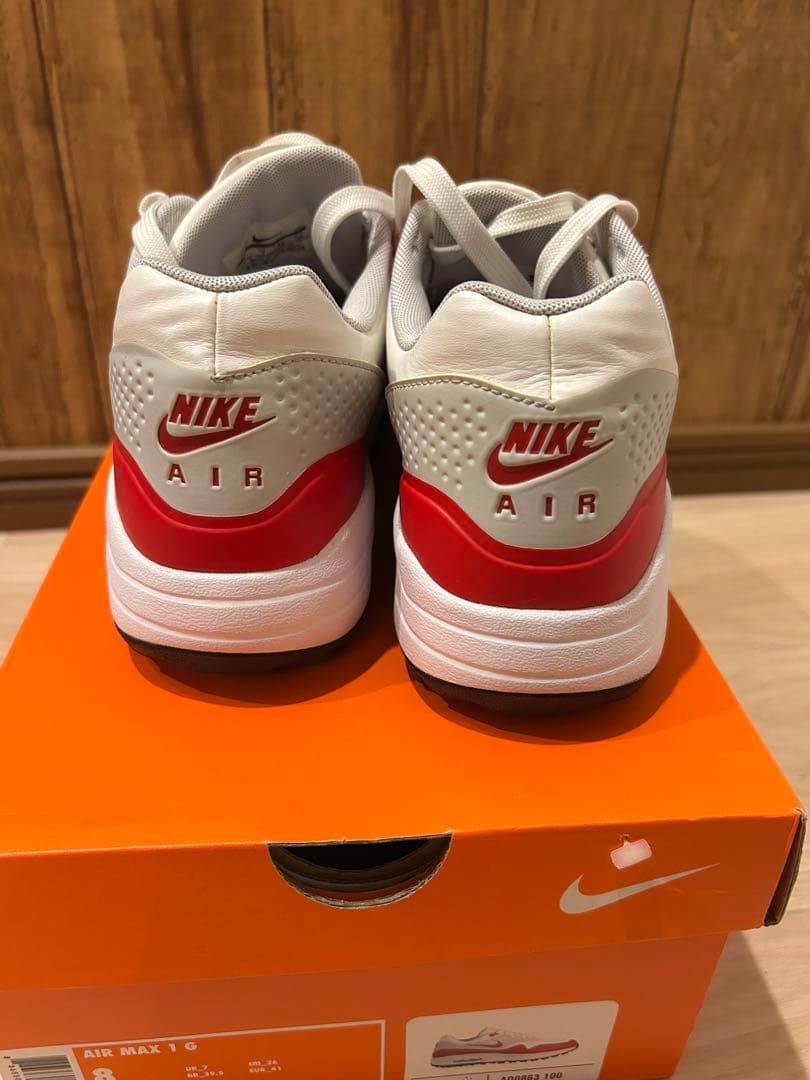 【レア・美品】 NIKE AIR MAX 1 G 26cm ナイキ 赤 白