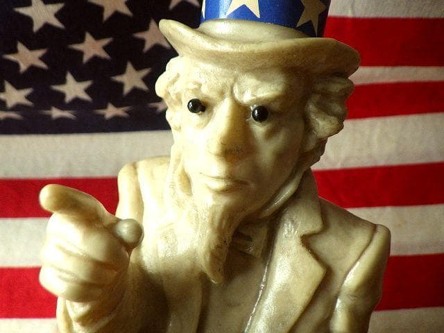 月末特別値下★激レア【1970年】アンクルサム メッセージドール ミリタリー貴重