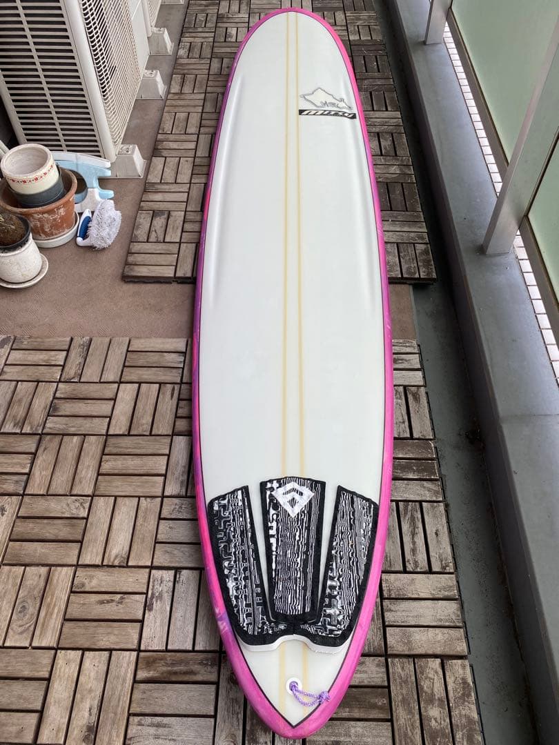 Mitsuサーフボード 8'8\" Nelgenピンク