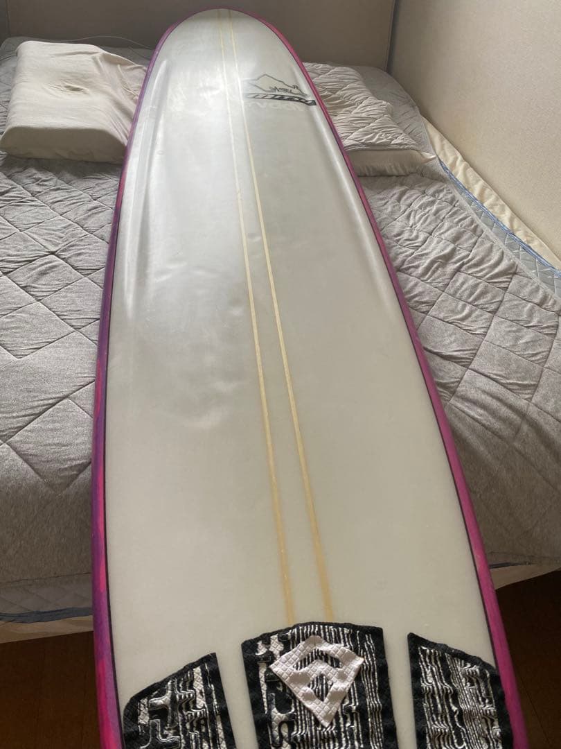 Mitsuサーフボード 8'8\" Nelgenピンク