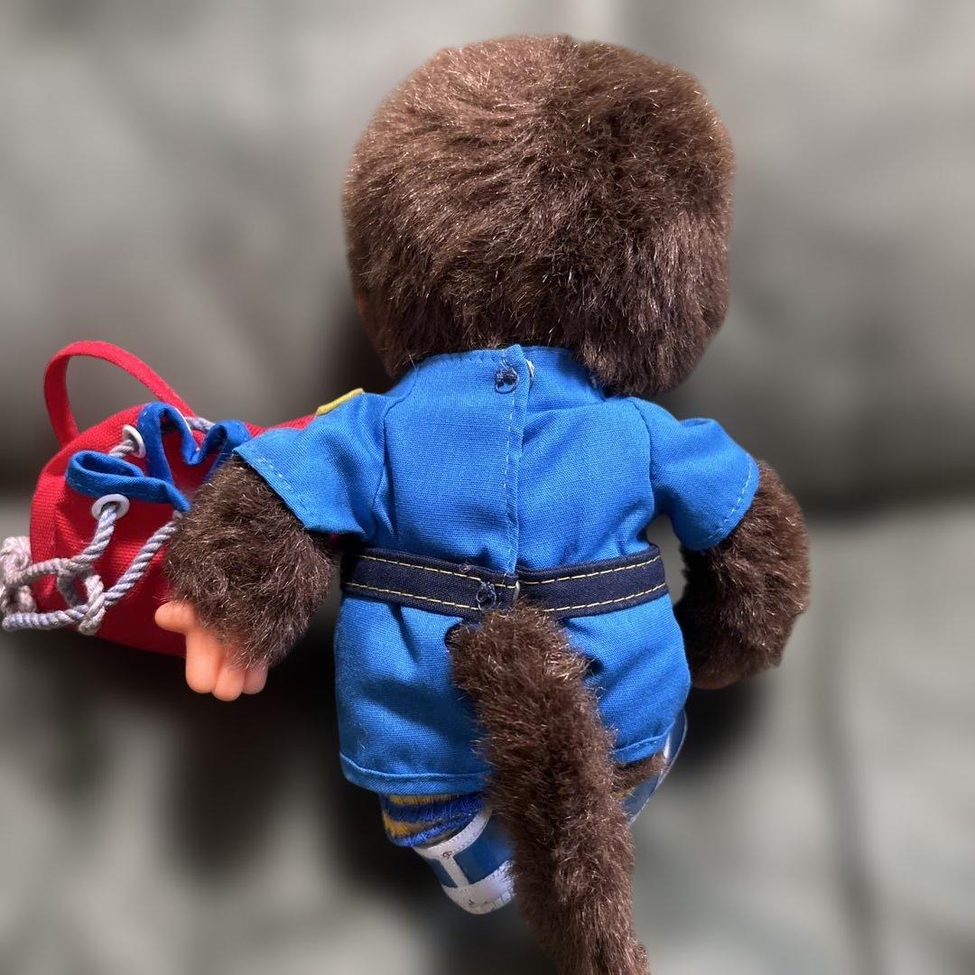 モンチッチ　ぬいぐるみ　赤リュック