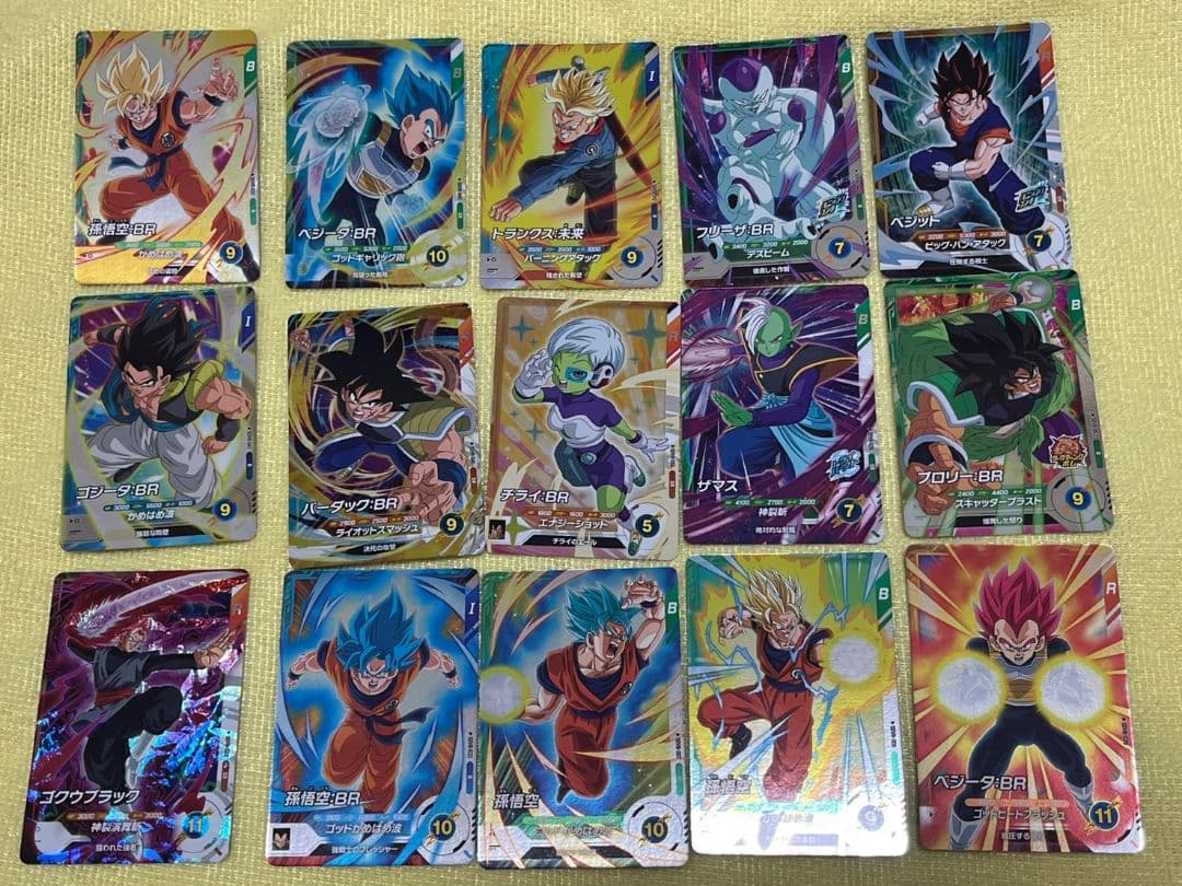 ドラゴンボールスーパーダイバーズ　超希少パラレル　ベジットレアセット