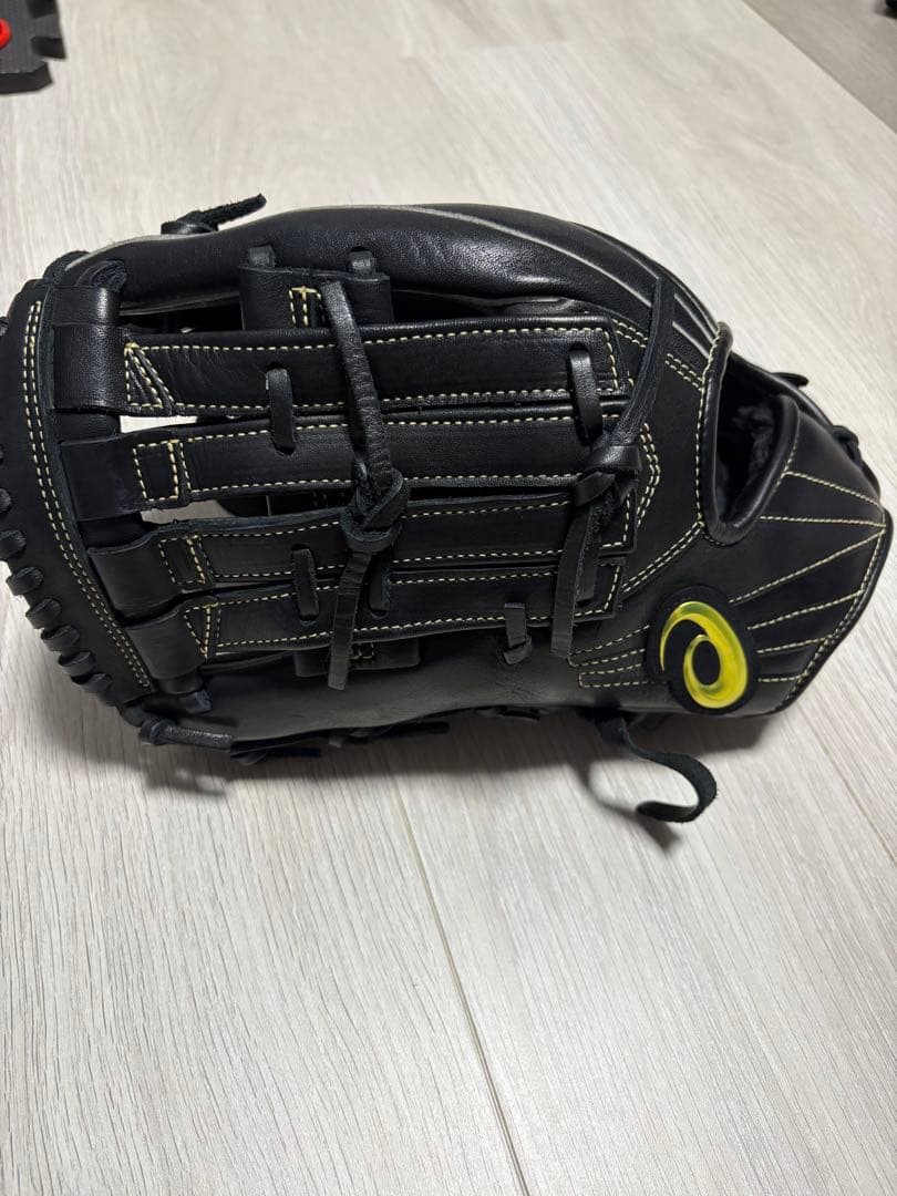 左投げ用　asics 軟式グローブ　外野手用　大谷翔平モデル